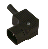 Electric plug -Bulgin, male, angle