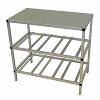 BIB-rack -2-shelf, top plate