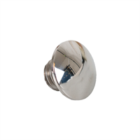 Blind plug -Medallion, 3/8″,chrome