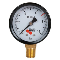 Manometer -1/4″NPT, 0-10/7bar