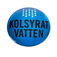 Badge -Frogeye, Kolsyrat Vatten, 81mm