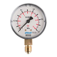 Manometer -1/4″ BSP, 0-10 bar