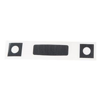 Label -light absorbing, warning lamp