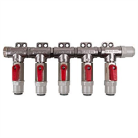 Manifold -5 lines, Co2, JG 3/8″