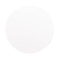 Badge -Mat white panel, 81mm